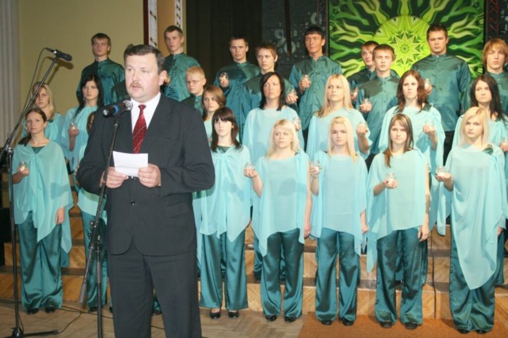 Uldis Birkenšteins svētku runā uzsvēru, cik latviešiem ir daudz pasaules mēroga sasniegumu.
Autors: Inga Karpova