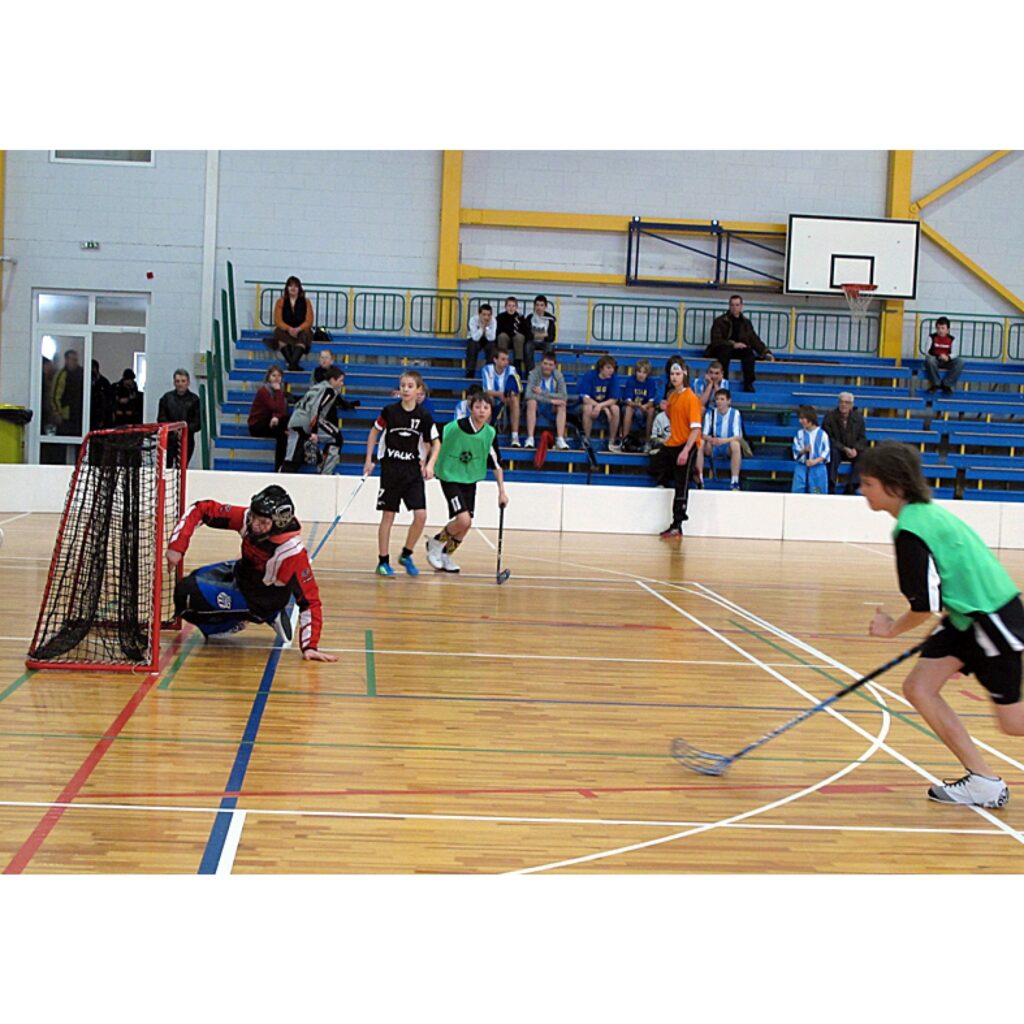 Latvijas čempionāts florbolā 2. līgas U-14 zēniem Valkā. Sezona beigusies, valcēniešiem - 3. vieta.
Autors: Aldis Dubļāns