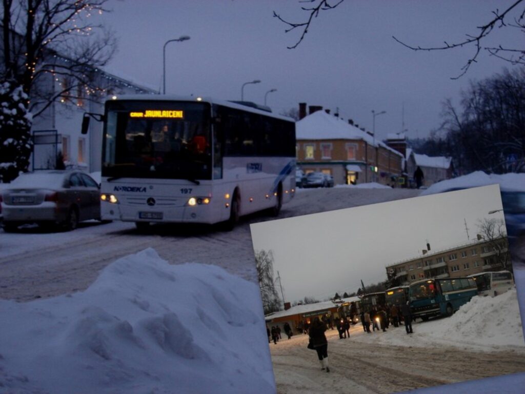 Interesanta, taču reizē nedroša situācija izveidojās piektdien pēcpusdienā. Kāds starppilsētu autobusa vadītājs pasažierus izlaida Pils ielas vidū, jo Smiltenes autoosta bija pārpildīta. Arī uz Kalna ielas nebija iespējams novietot autobusu, jo ielu malās sastumti lieli sniega vaļņi.
Autors: Santa Sinka
