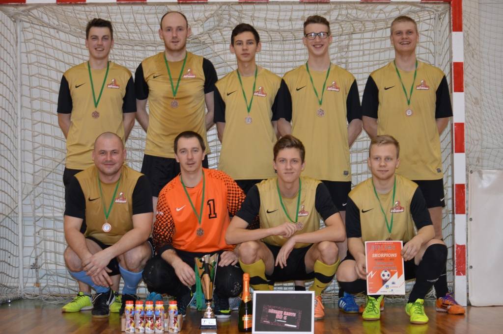 Trešajā vietā ierindojās komanda “Skorpions”