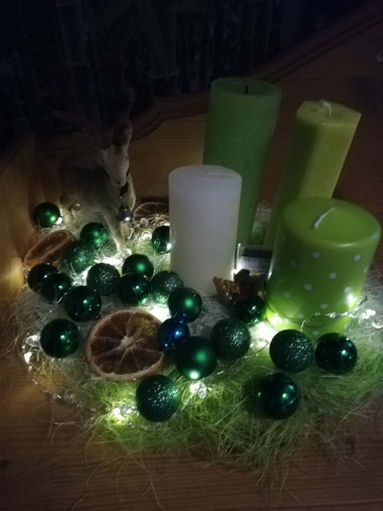 Ingas Sīles atsūtītā adventes kompozīcija.
Autors: Inga Sīle