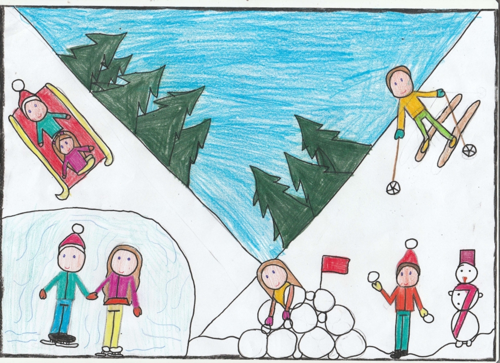 Zanes Mežītes (8 gadi) ziemas prieki