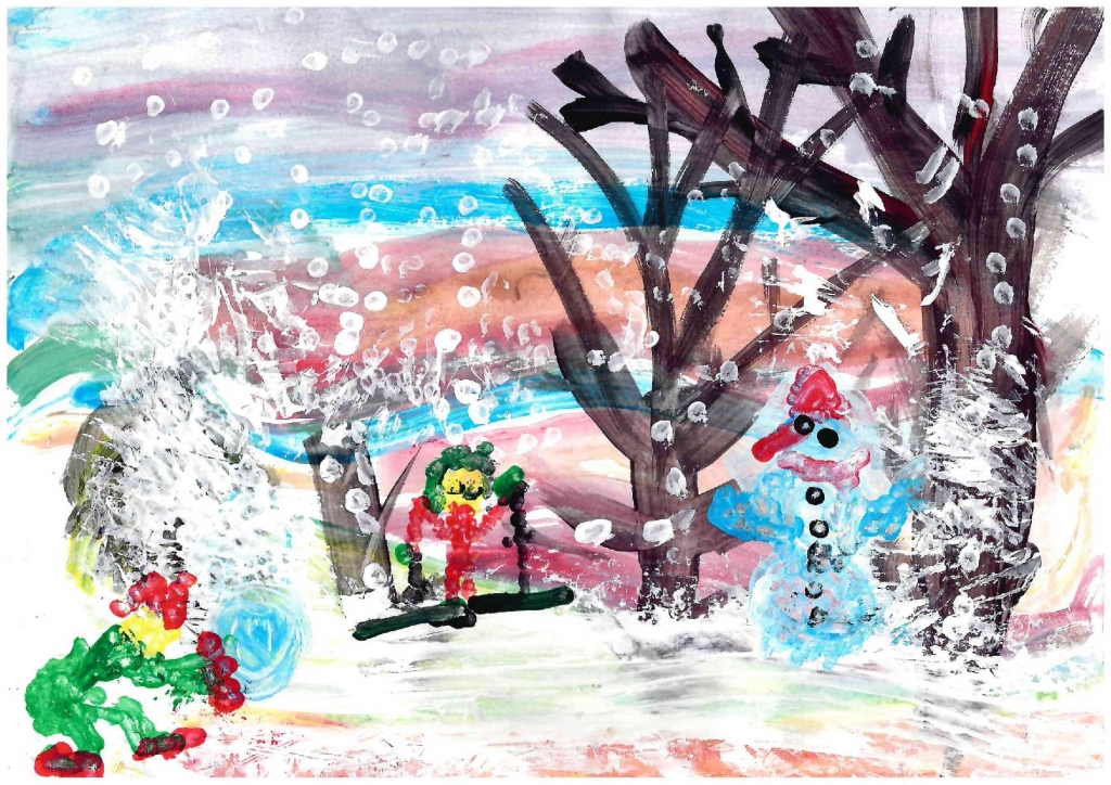 Unas Čapas (5 gadi) ziemas prieki