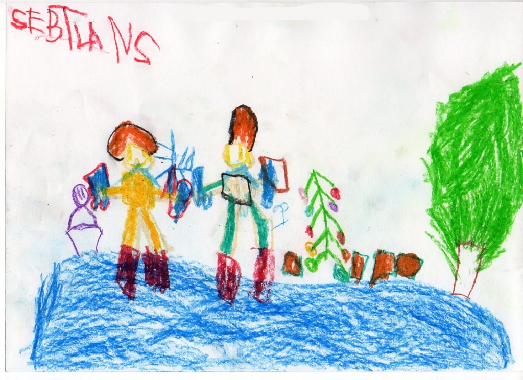Sebastiana Sviķa (5 gadi) ziemas prieki