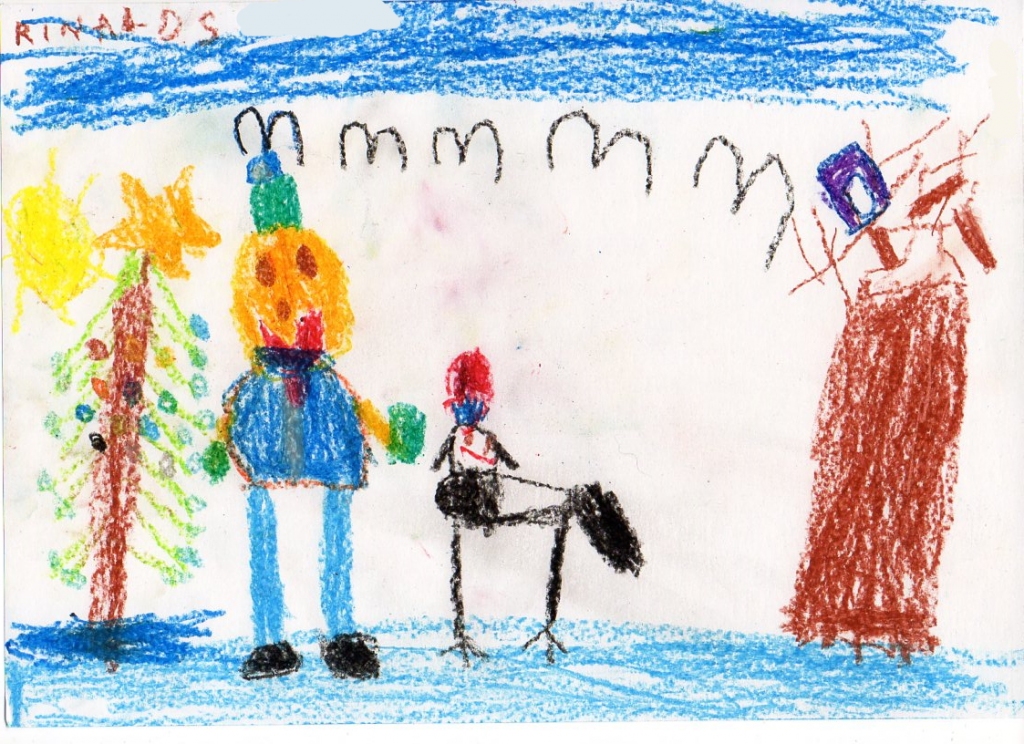 Ričarda Veidera (5 gadi) ziemas prieks