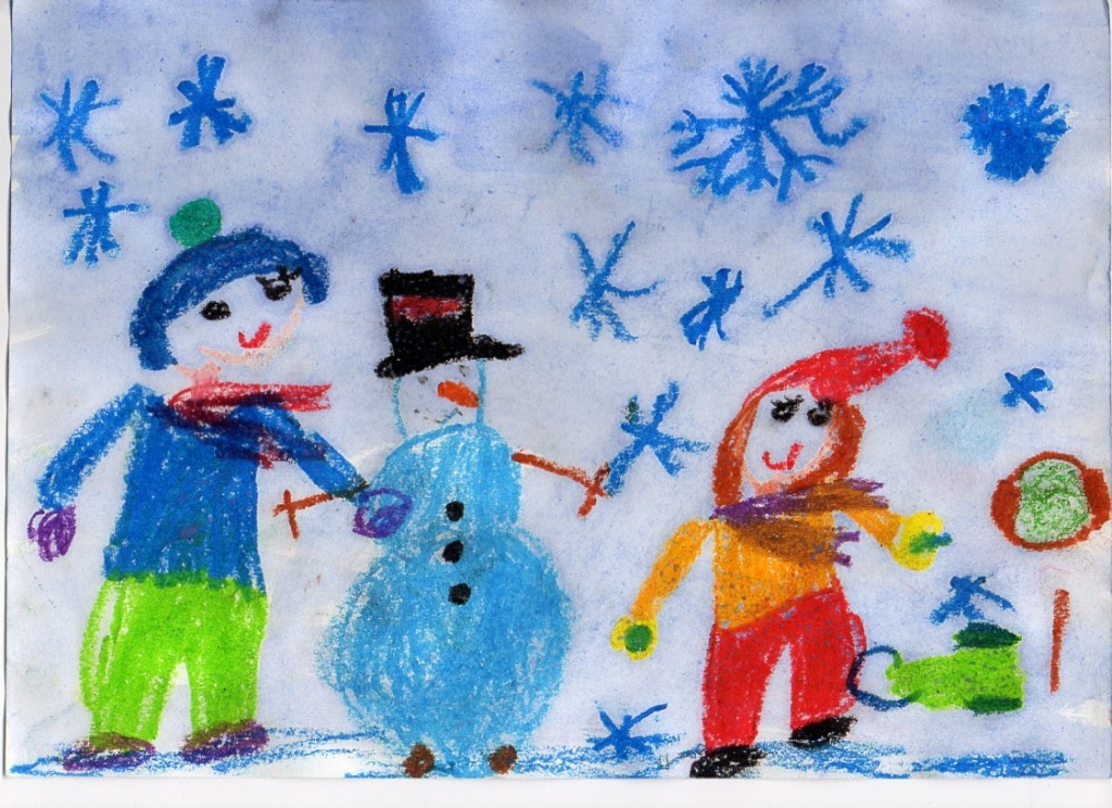 Mades Kārkliņas (7 gadi) ziemas prieki