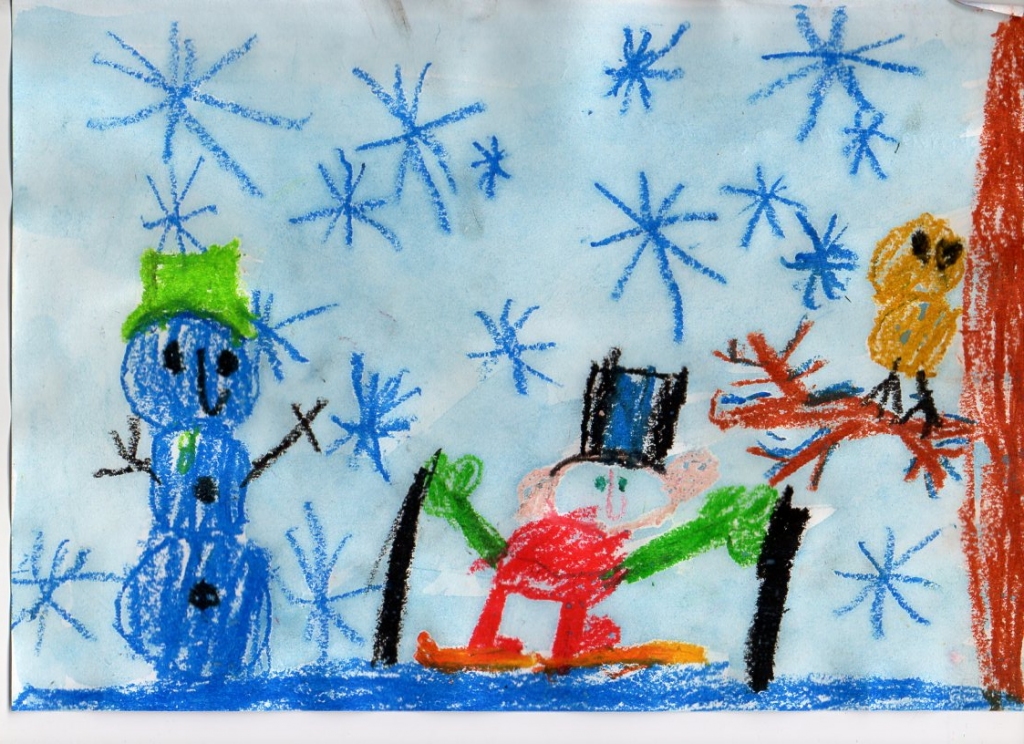 Raivo Medņa (6 gadi) ziemas prieki