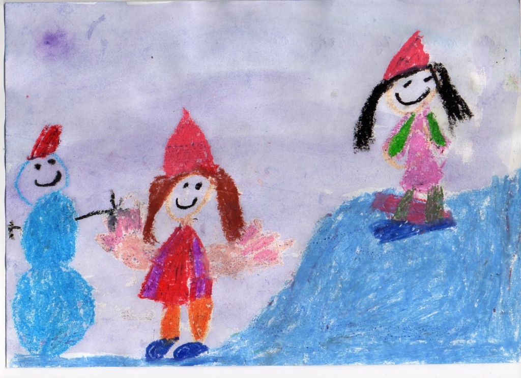 Kiras Ivanovas (7 gadi) ziemas prieki