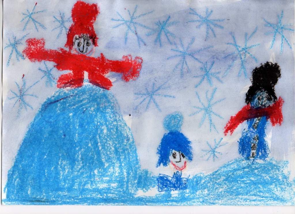 Kristapa Dālberga (7 gadi) ziemas prieki