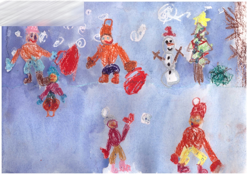 Jēkaba Maltenieka (6 gadi) ziemas prieki