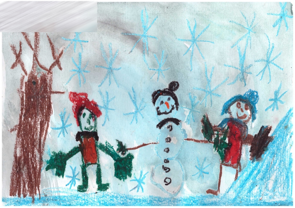 Andra Zvīguļa (6 gadi) ziemas prieki