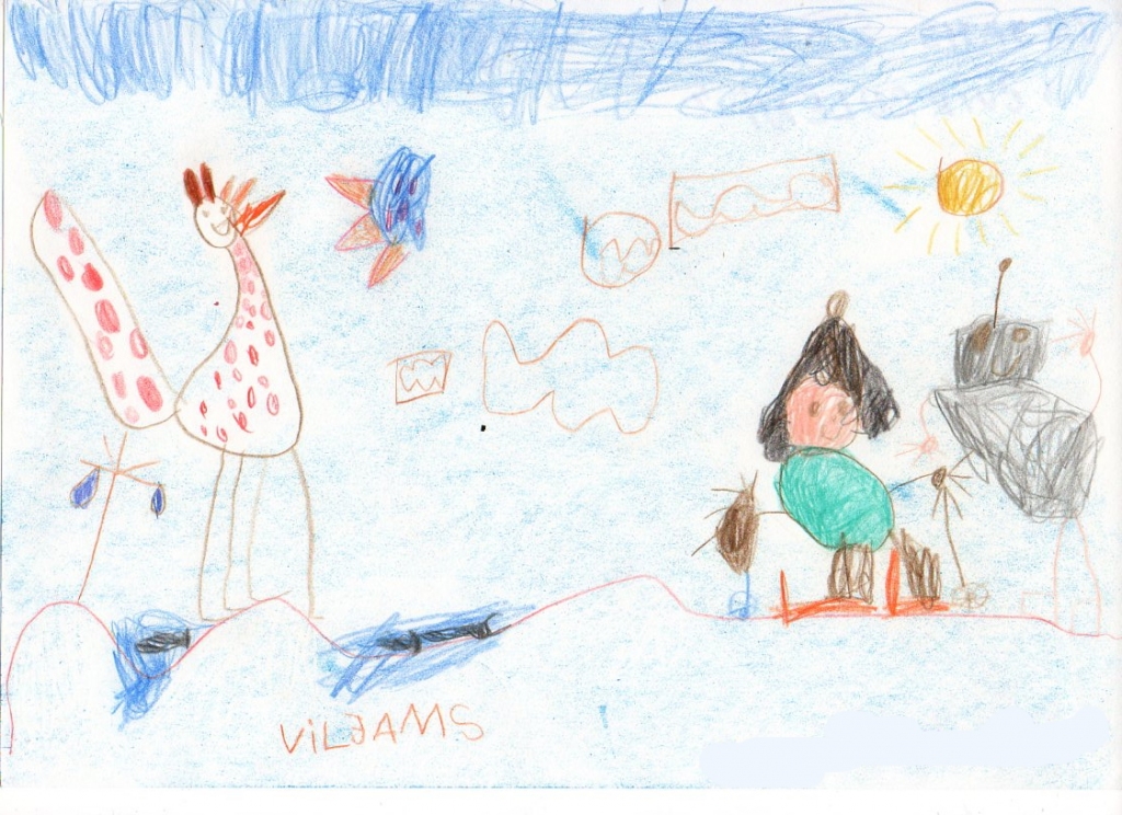 Viljama Stahovska (4 gadi) ziemas prieki