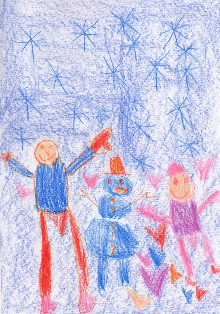 Emmas Paukšēnas (5 gadi) ziemas prieki