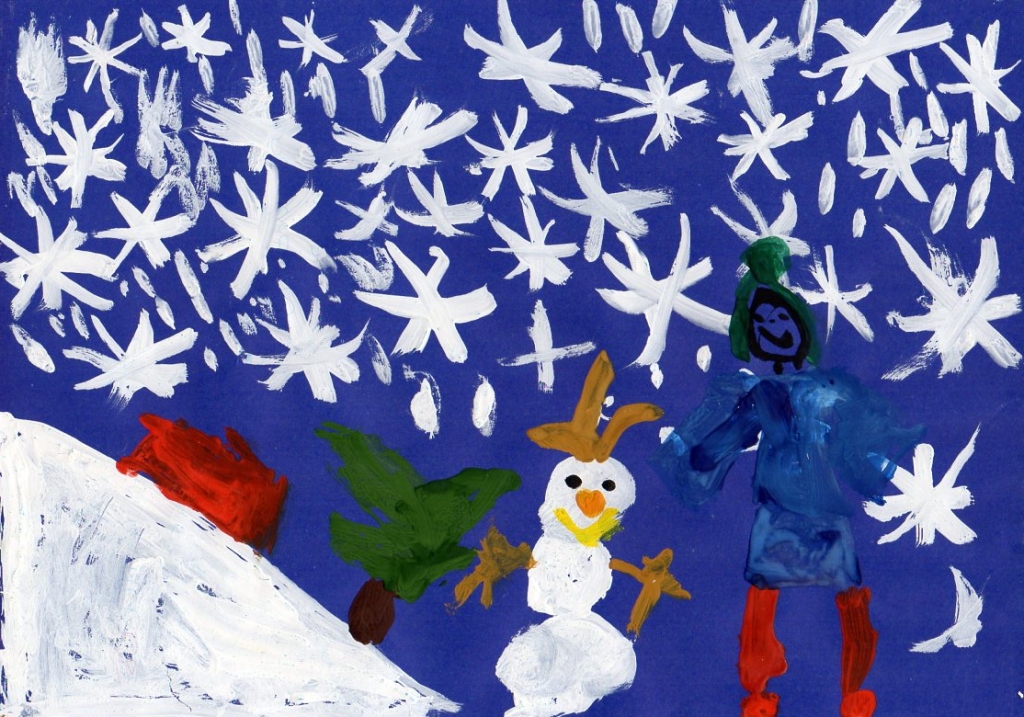Paulas Mednes (5 gadi) ziemas prieki