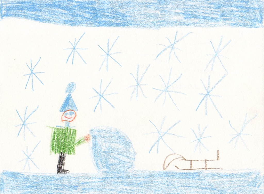 Kārļa Dziļuma (5 gadi) ziemas prieks