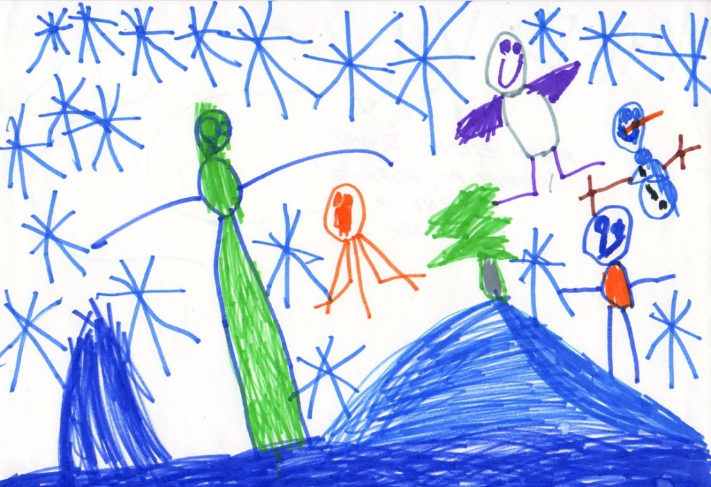 Markusa Elstiņa (5 gadi) ziemas prieks