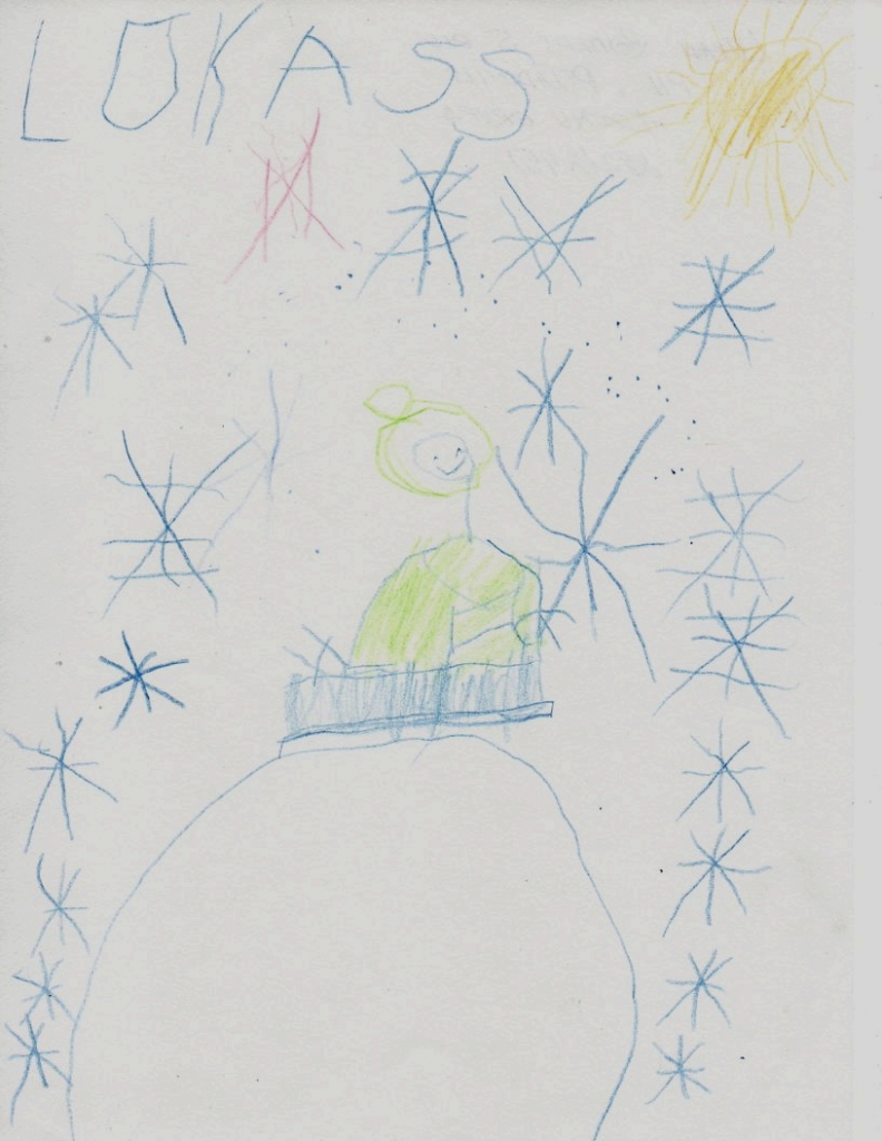 Lūkasa Kontera (5 gadi) ziemas prieks