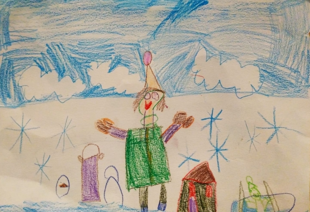Odrijas Felšas (4 gadi) ziemas prieks