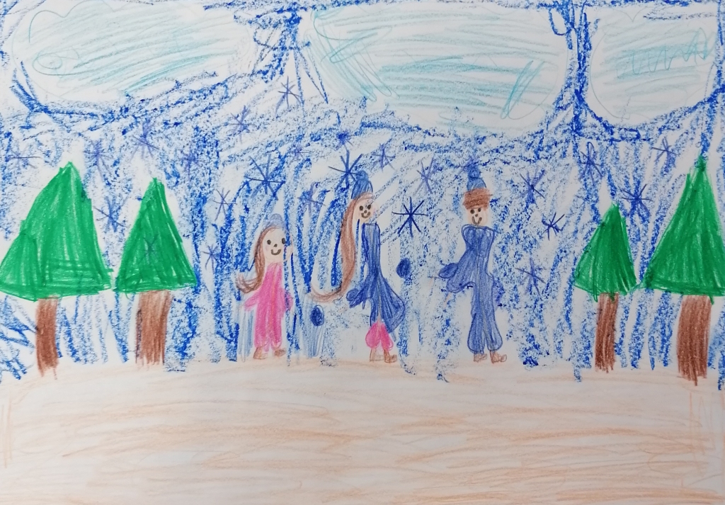 Noras Brinkmanes (6 gadi) ziemas prieks