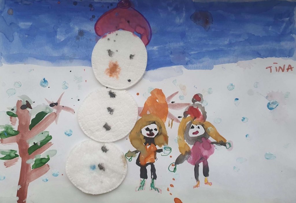 Tīnas Āboltiņas (6 gadi) ziemas prieks