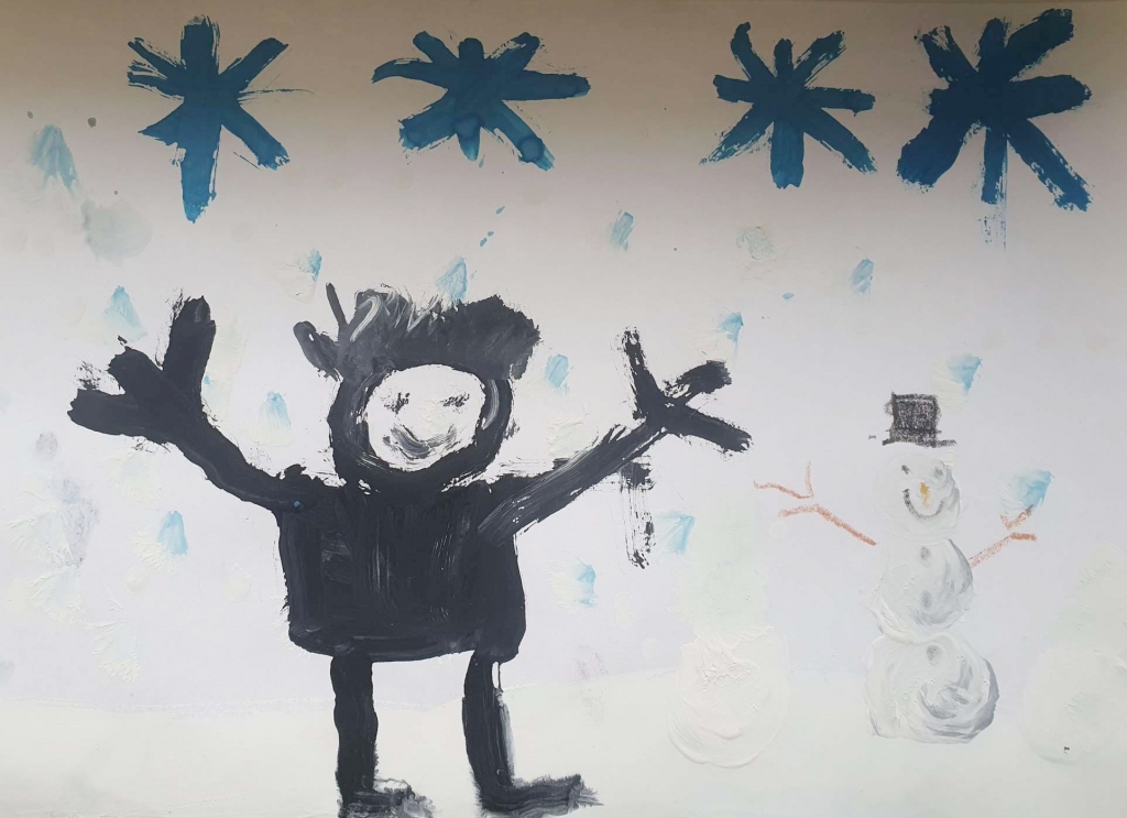Olivera Geržas (7 gadi) ziemas prieks
