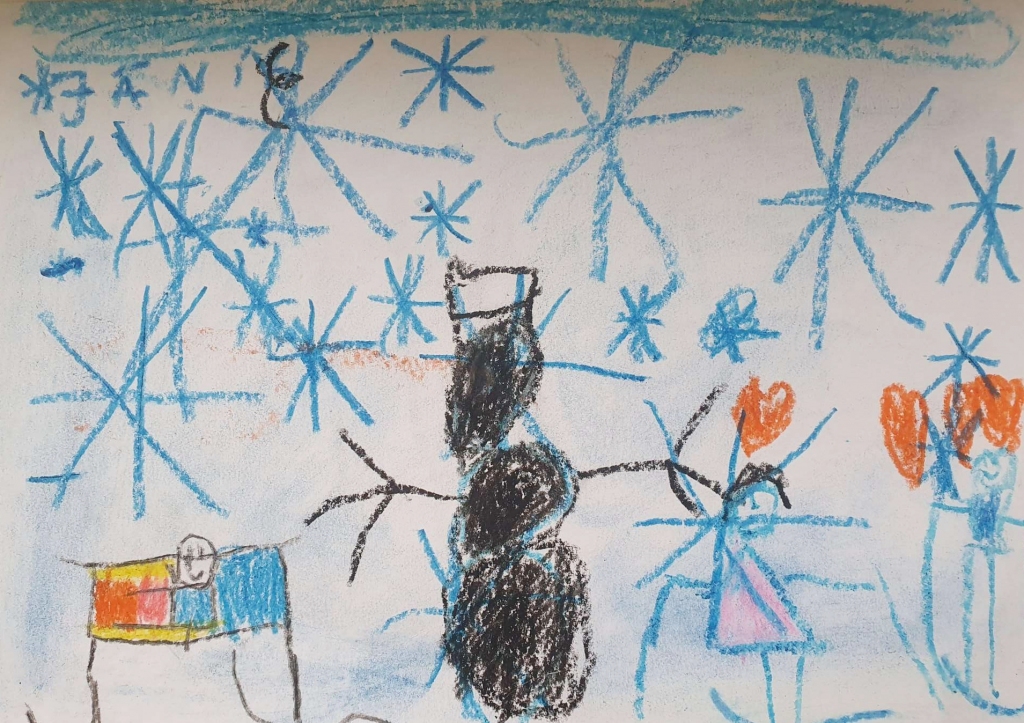 Jāņa Avotiņa (6 gadi) ziemas prieks