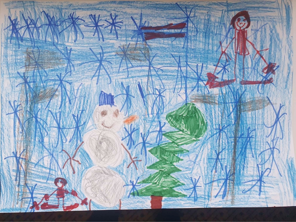 Mareka Podnieka (6 gadi) ziemas prieks