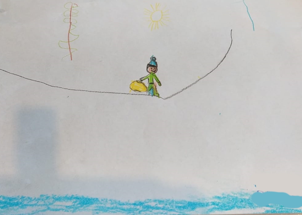 Kristera Dūmiņa (4 gadi) ziemas prieks