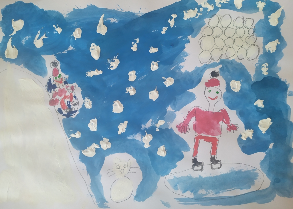 Sanijas Punkstiņas (7 gadi) ziemas prieks