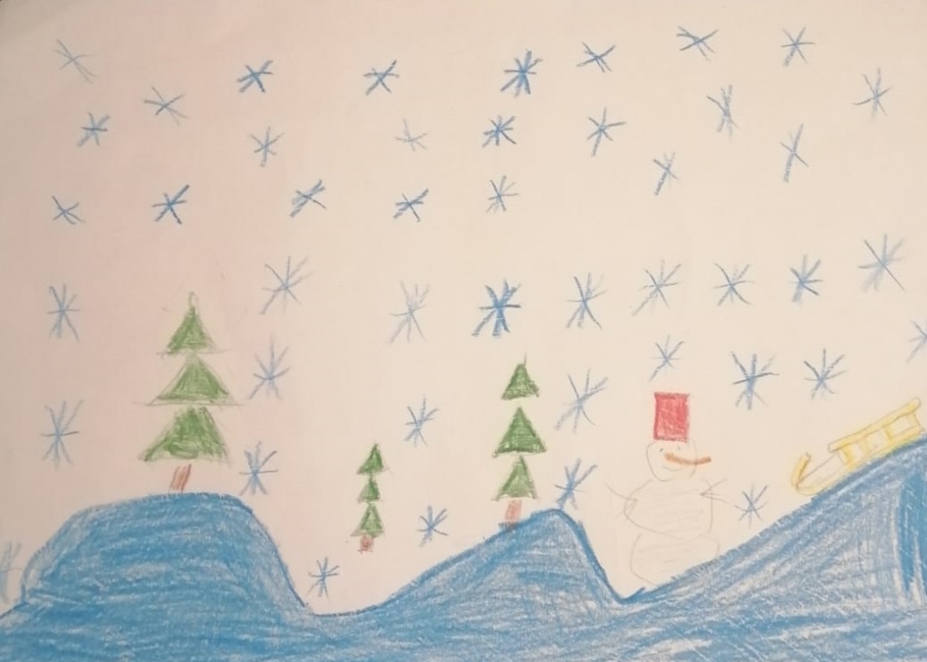 Artjoma Vasiļjeva (10 gadi) ziemas prieki